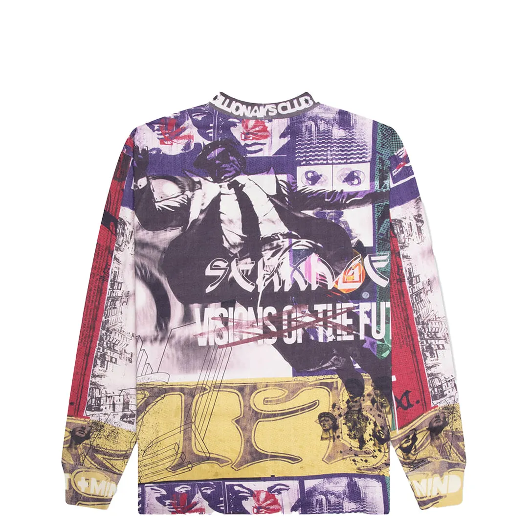 MOTTO JERSEY LONG SLEEVE KNIT WHITE