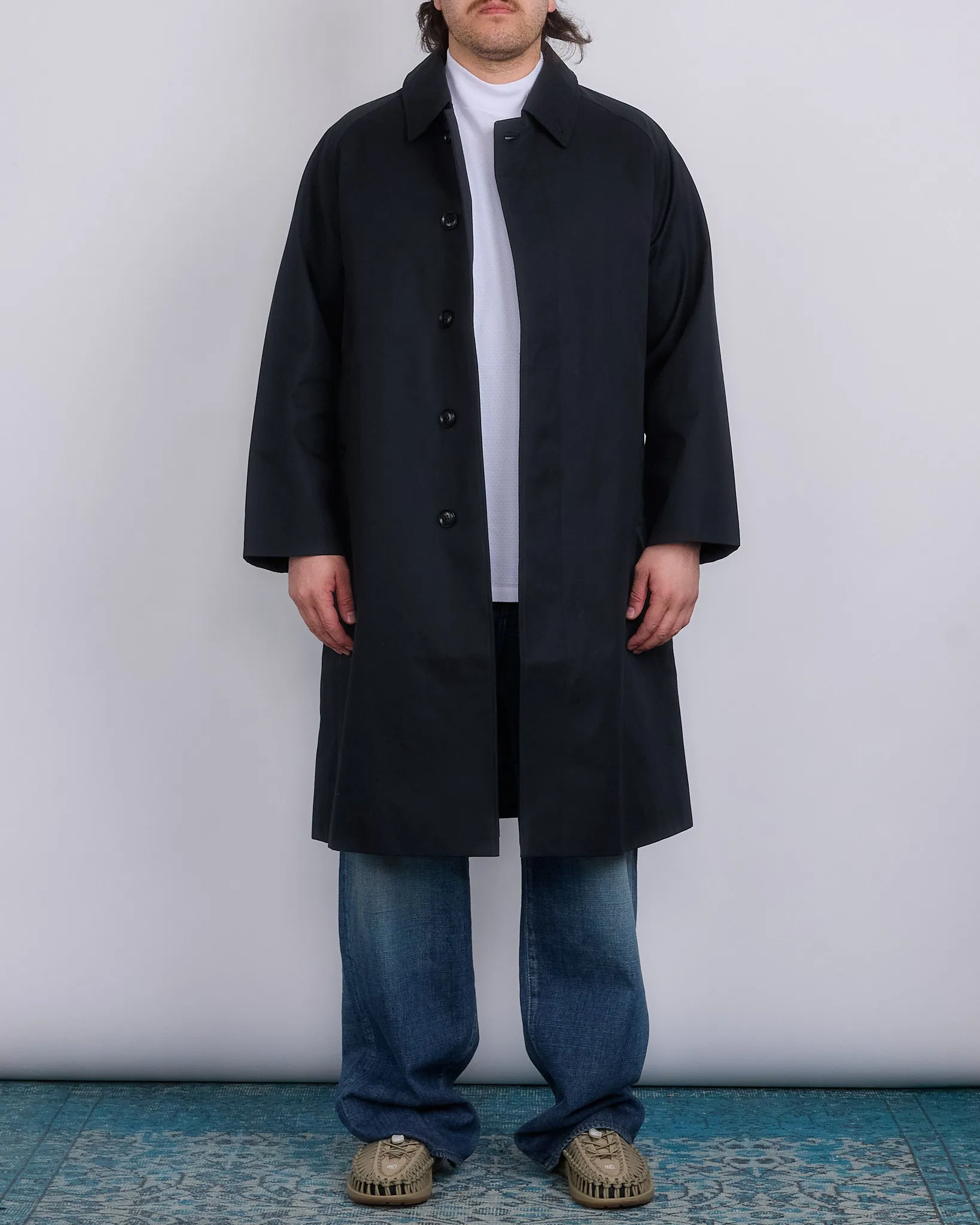 nanamica 2L Gore-Tex Balmacaan Coat Black