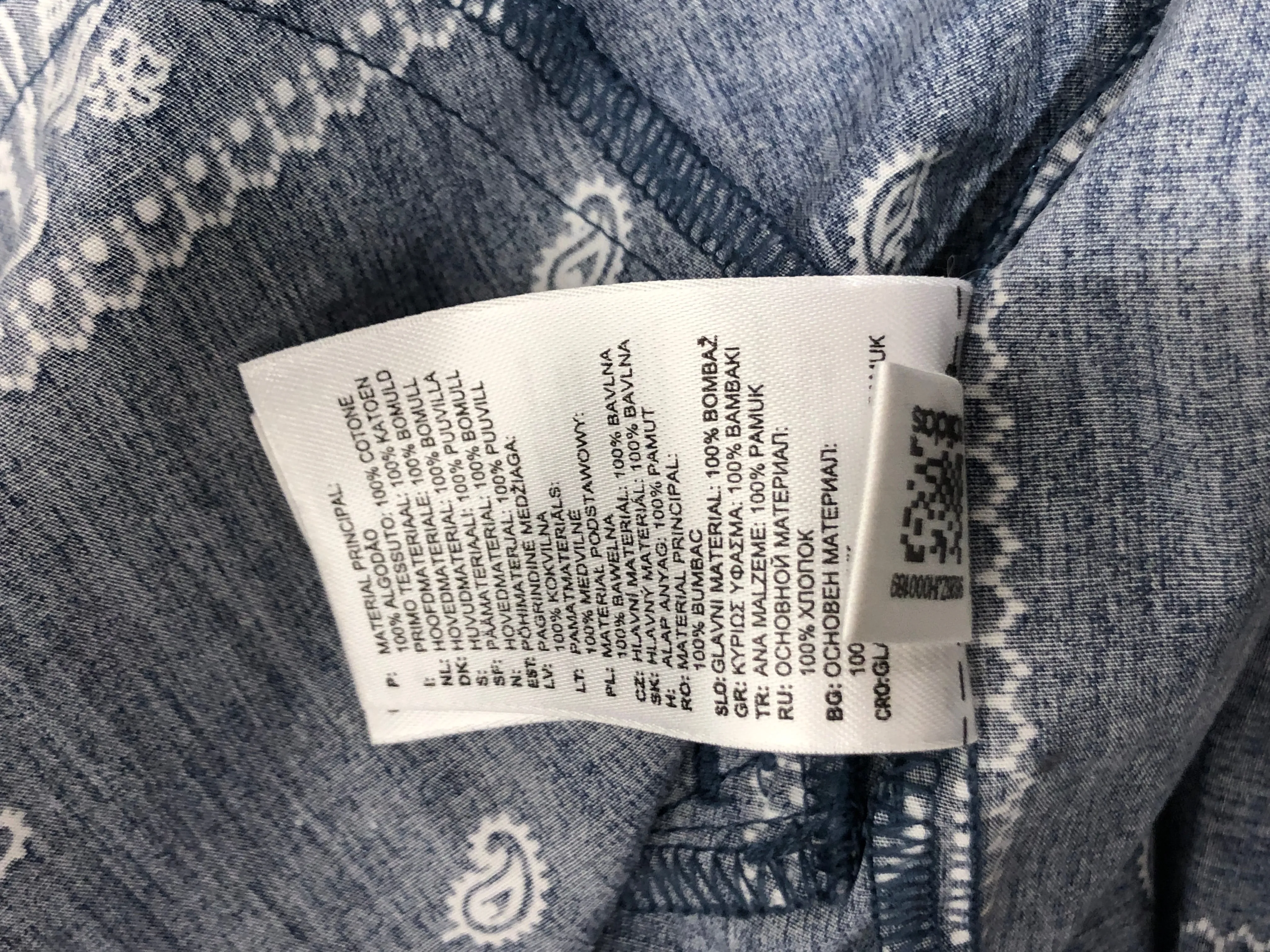 NEIGHBORHOOD/adidas/SS Shirt/S/Cotton/IDG/All Over Print/bandana print