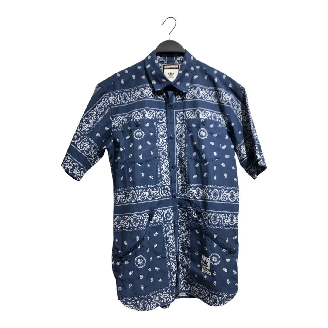 NEIGHBORHOOD/adidas/SS Shirt/S/Cotton/IDG/All Over Print/bandana print