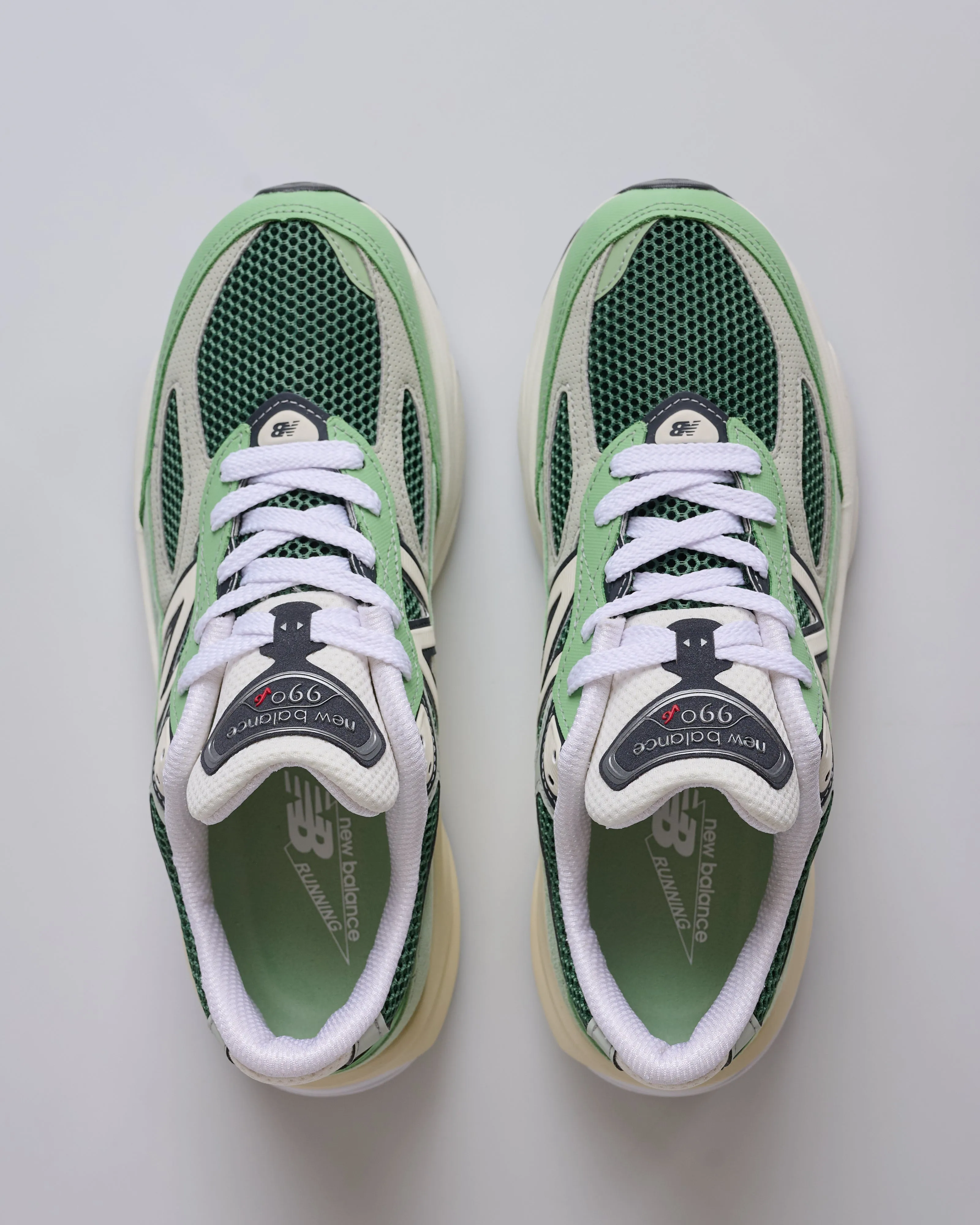 New Balance Made in USA U990v6 Avocado/Natural Mint