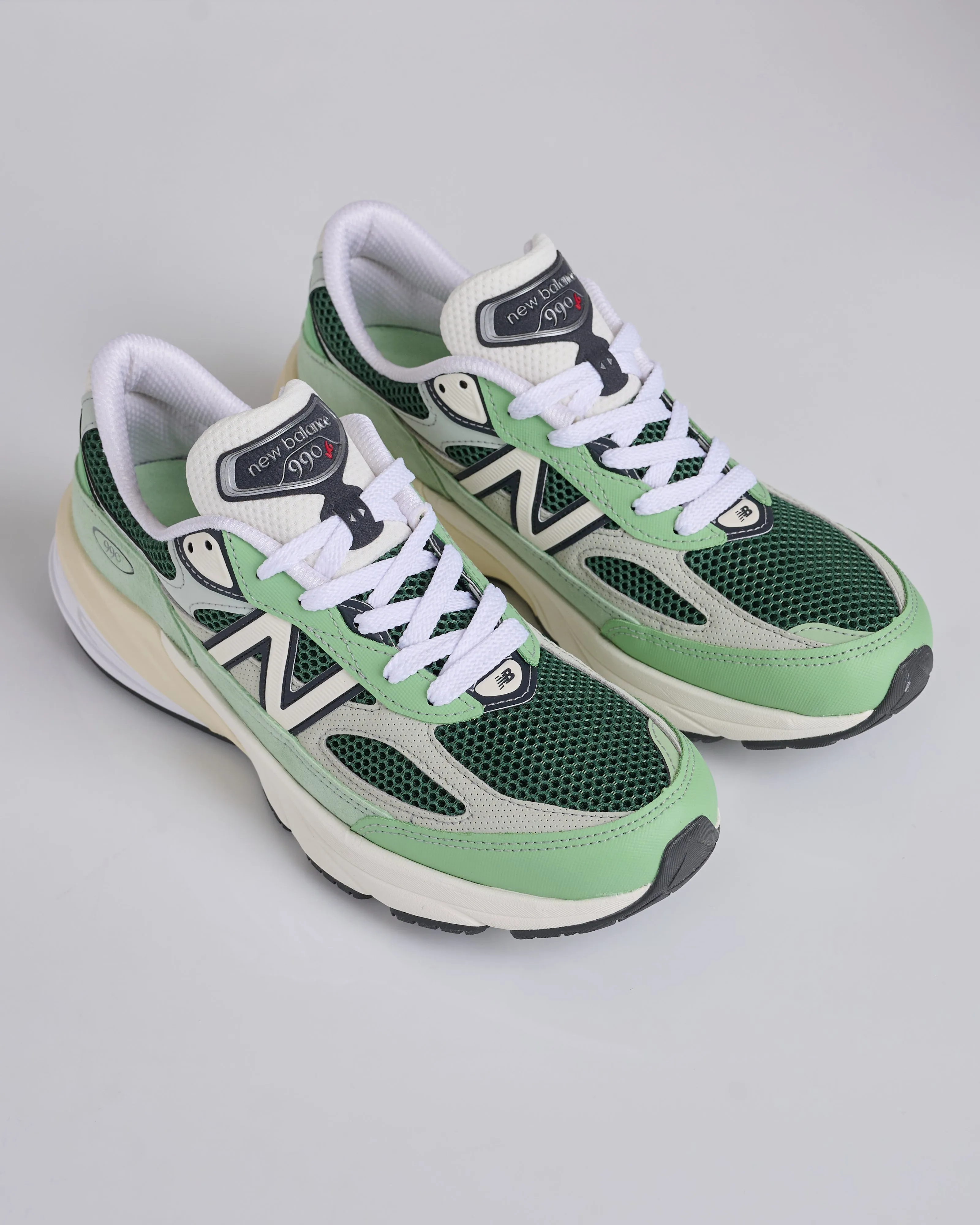 New Balance Made in USA U990v6 Avocado/Natural Mint