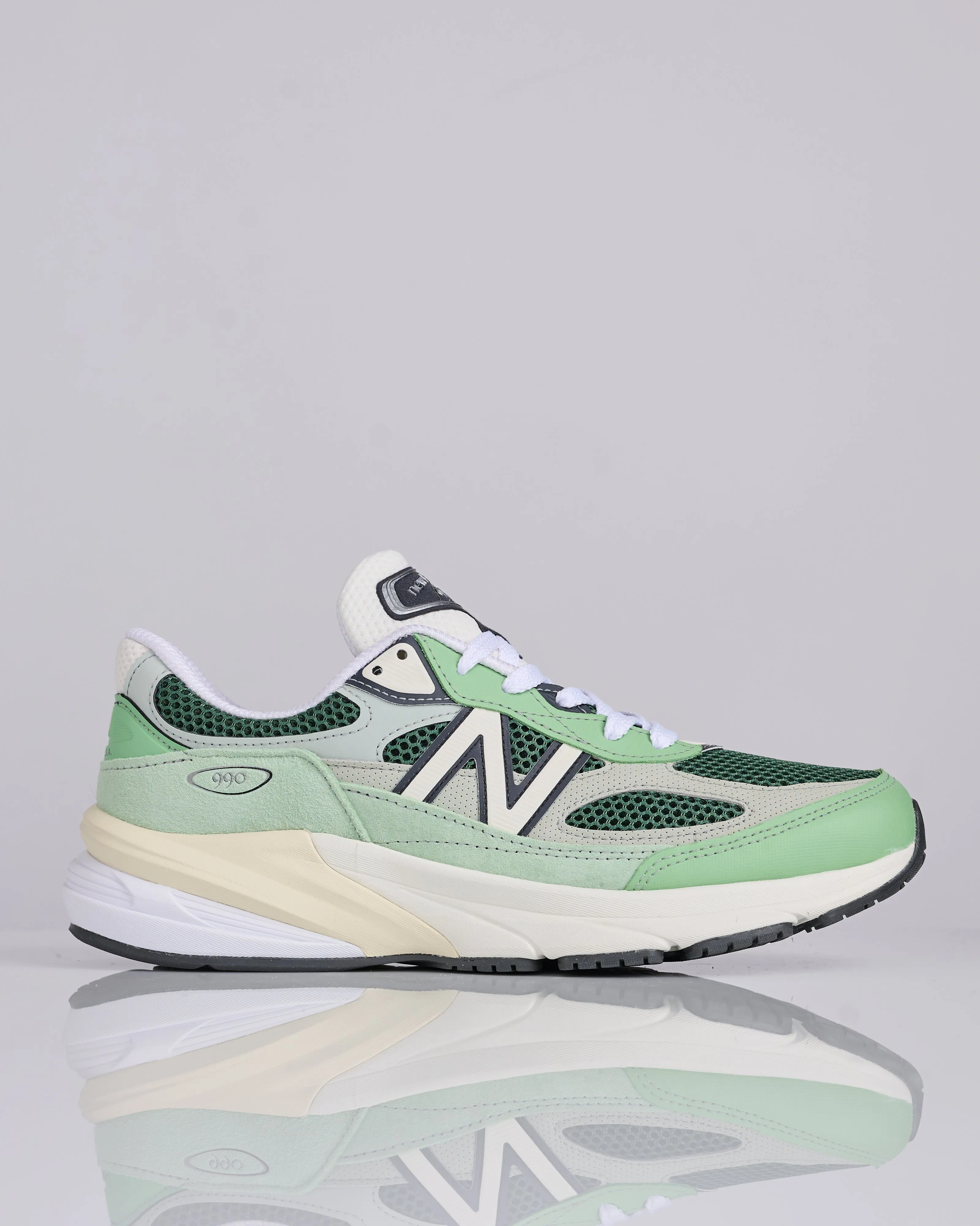 New Balance Made in USA U990v6 Avocado/Natural Mint