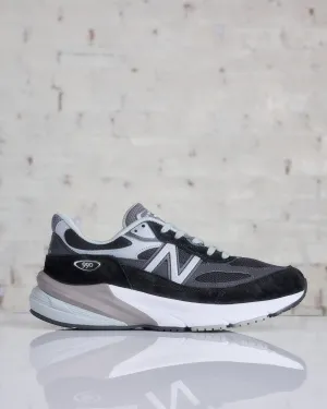 New Balance Men's M990v6 Made in USA Black White