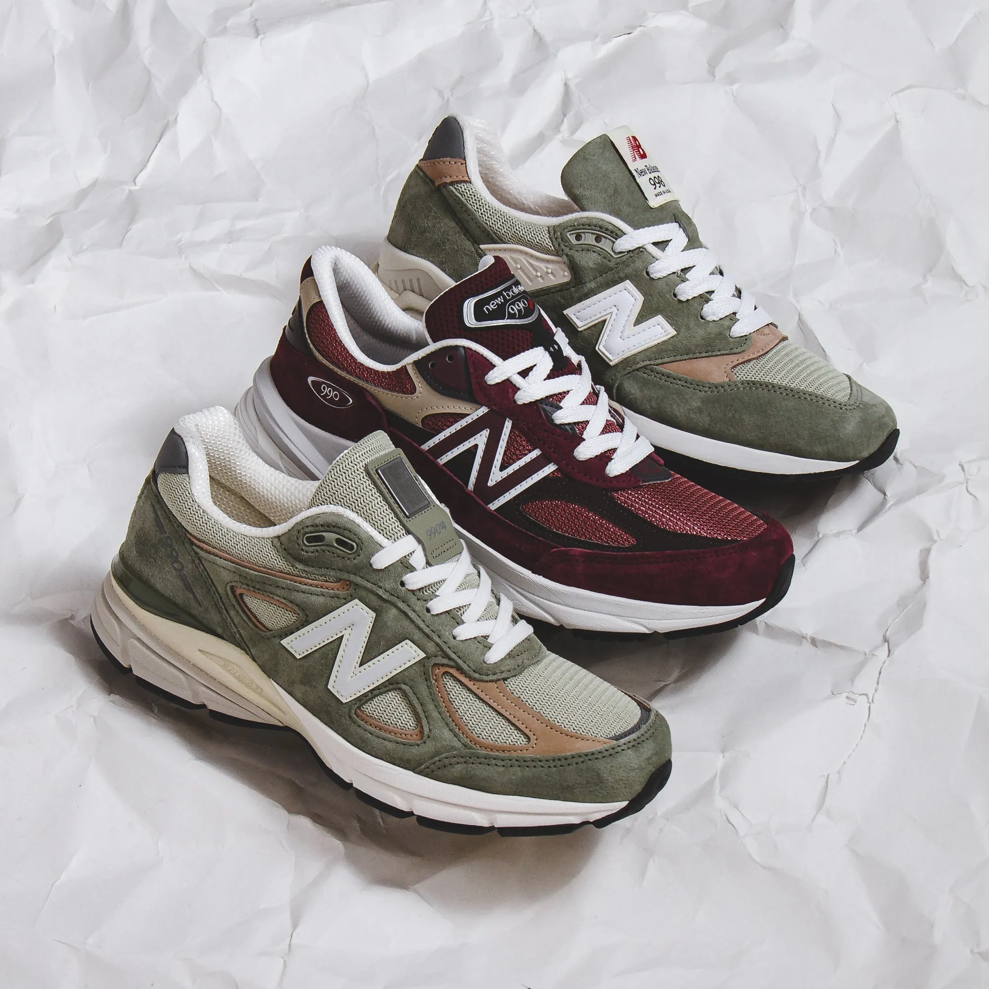 New Balance Unisex 990v6 Burgundy Made In USA U990BT6