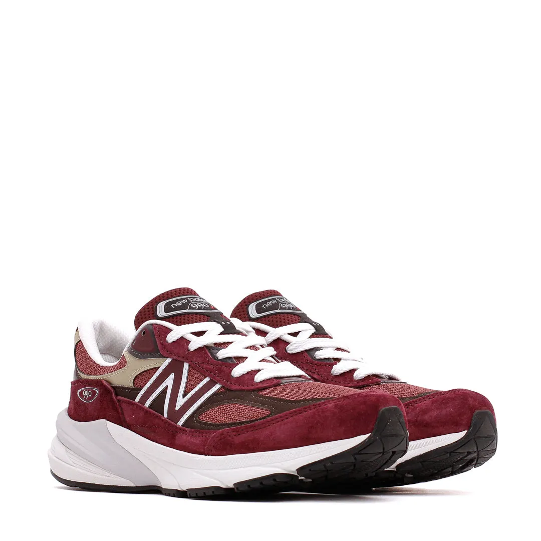 New Balance Unisex 990v6 Burgundy Made In USA U990BT6