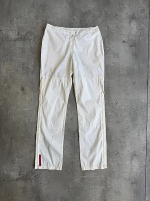 Prada White Technical Utility Trousers