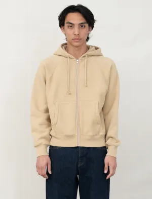 Raglan Zip Hoodie (Khaki)
