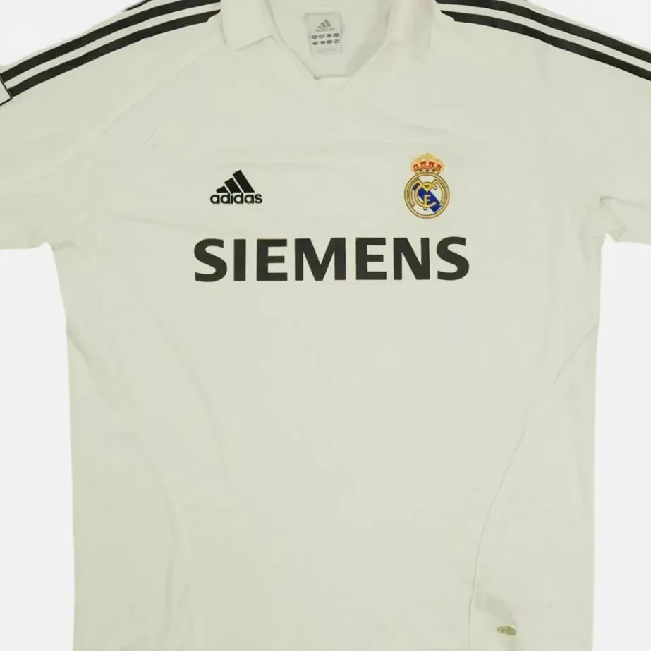 Real Madrid Raul Adidas Home 2004-2005 Jersey (L)