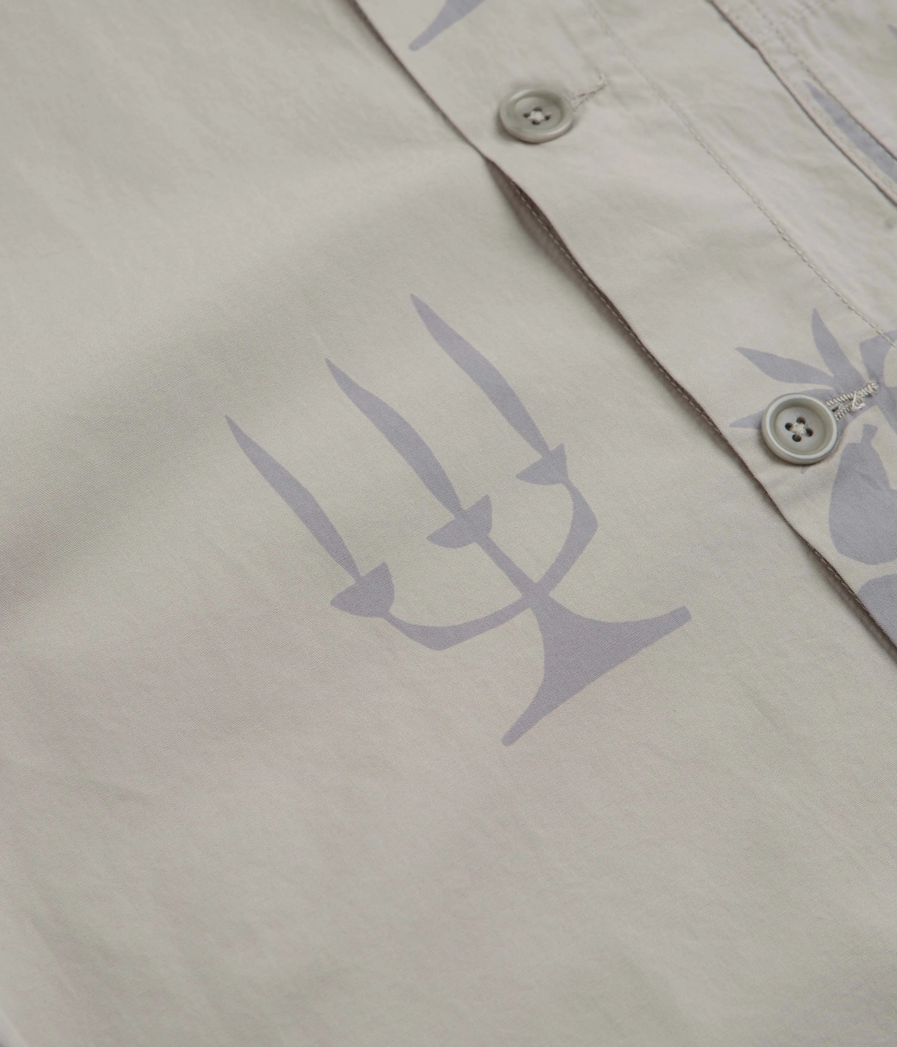 Service Works Poplin Printed Chore Shirt - Stone