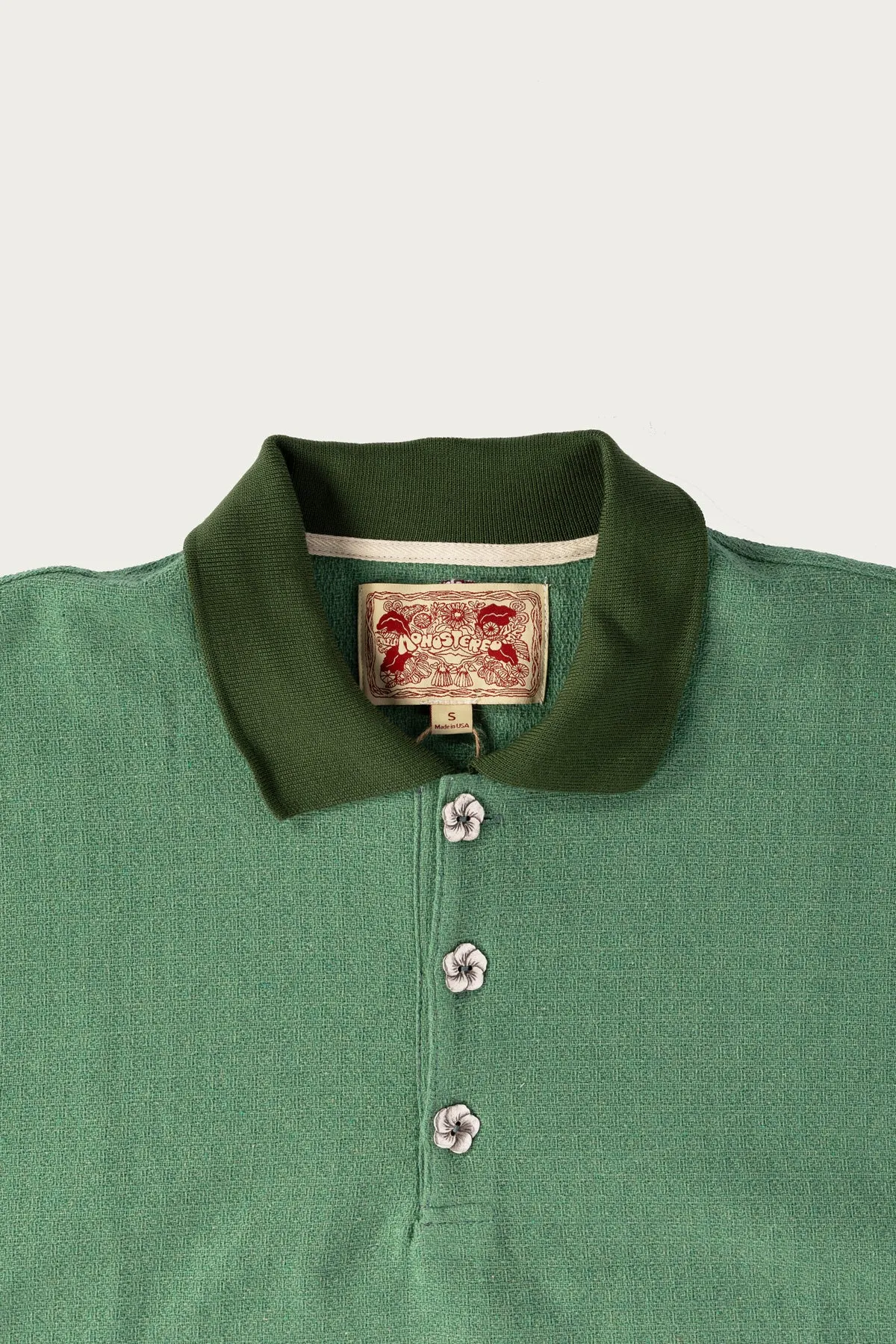 Solstice Textured Polo - Green
