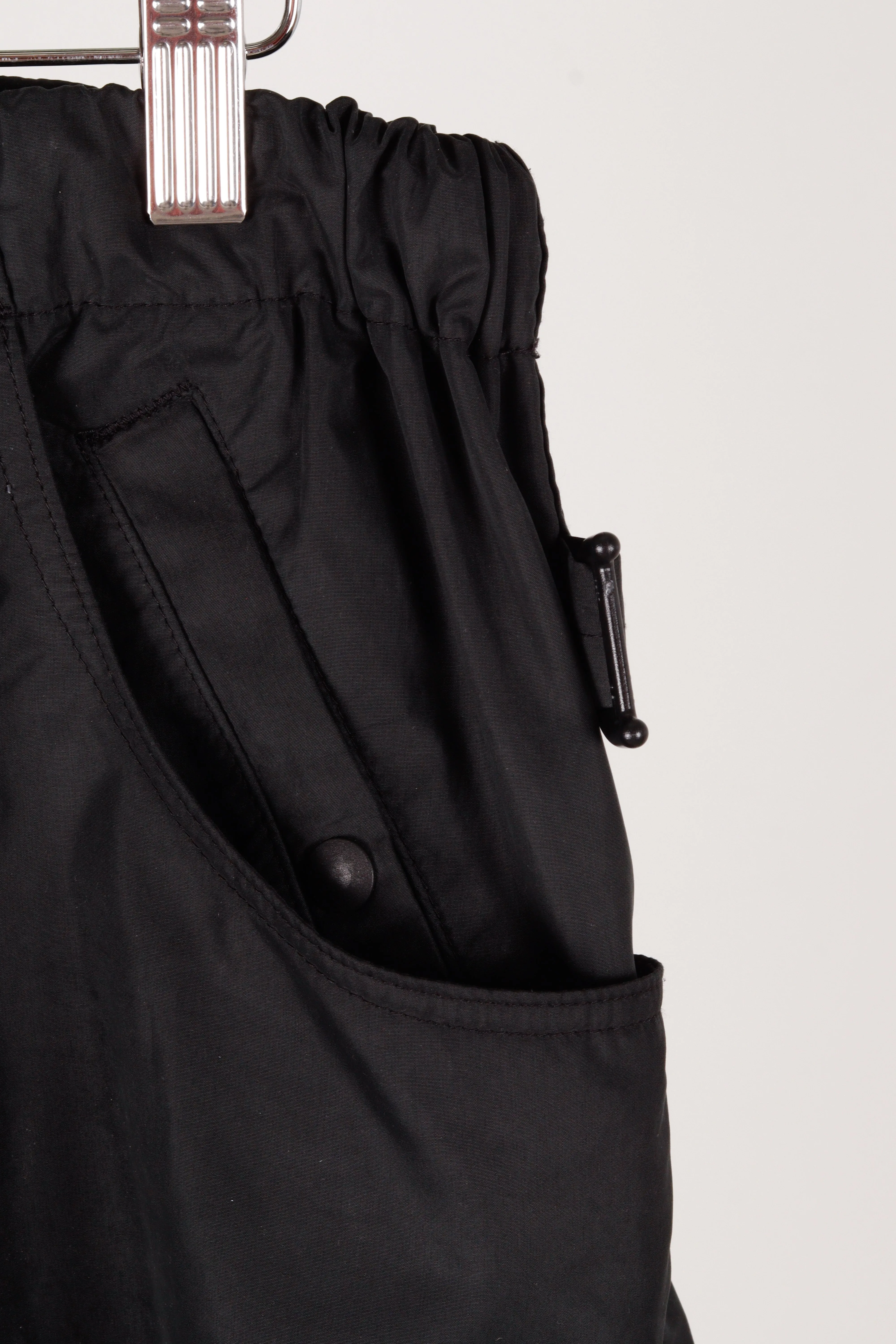 South2 West8 'Belted Utility' Cuffed Shorts Grey