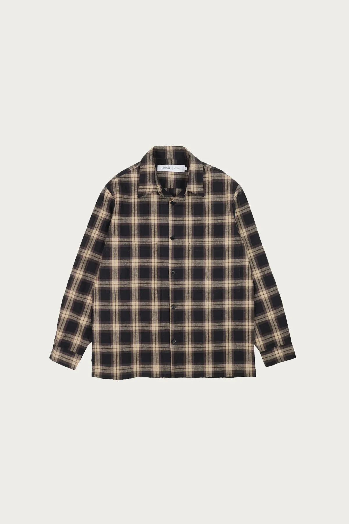 Studio Shirt - Black/Brown Tan Plaid