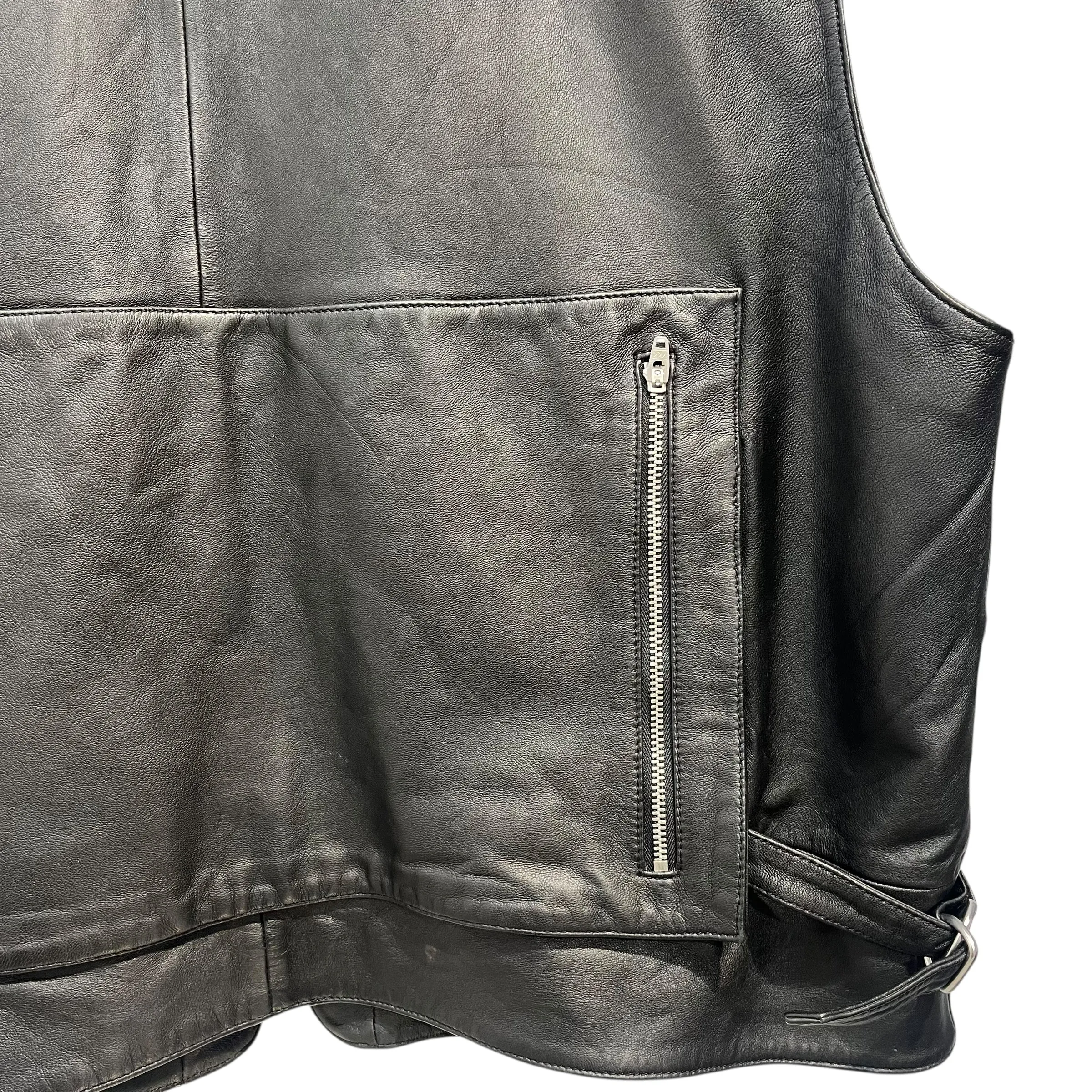Supreme/Vest/XL/Leather/BLK/LTHR UTILITY VEST