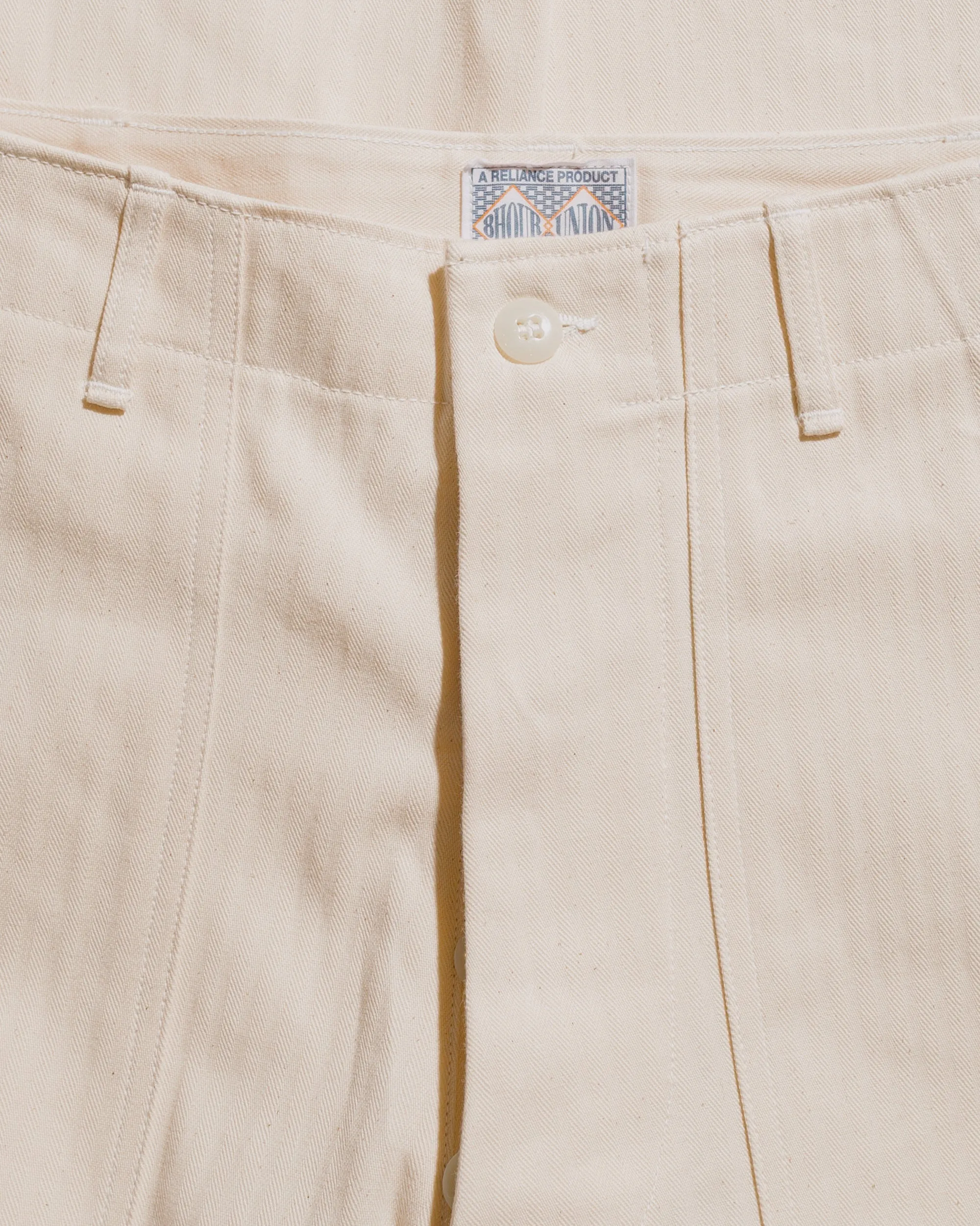 The Real McCoy's MP23017 Utility Trousers / White HBT Ecru