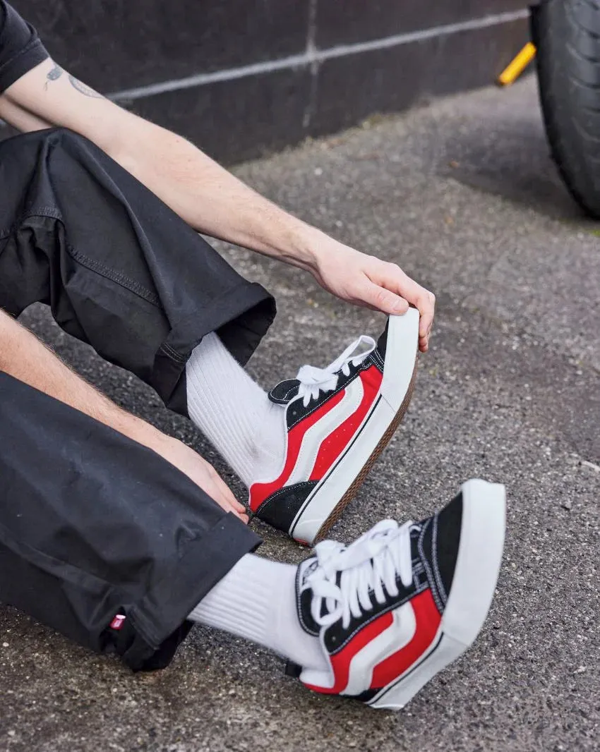 Vans Knu Skool Red / True White Sale