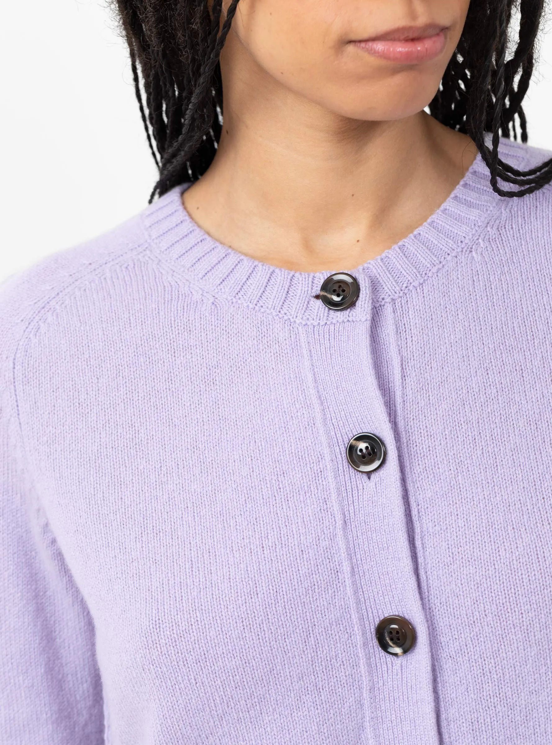 Virginia Knit Cardigan Lilas