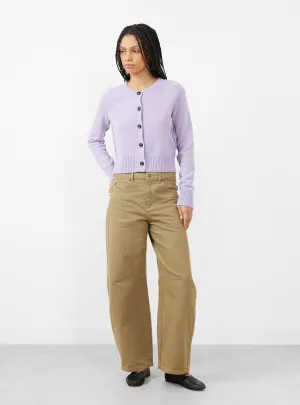 Virginia Knit Cardigan Lilas