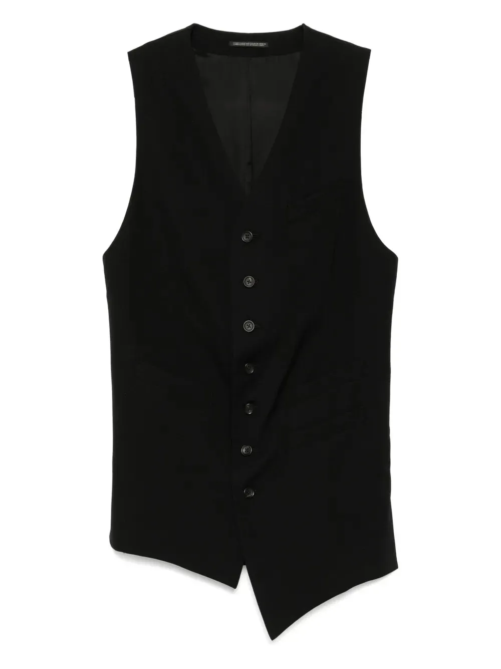YOHJI YAMAMOTO POUR HOMME - Men Multi Pocket Asymetrical Vest